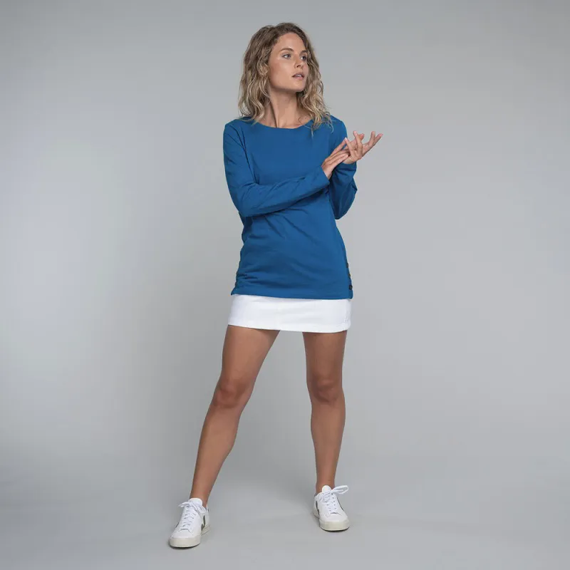 Schoffel Womens Guernsey Scoop Top Mykonos Blue